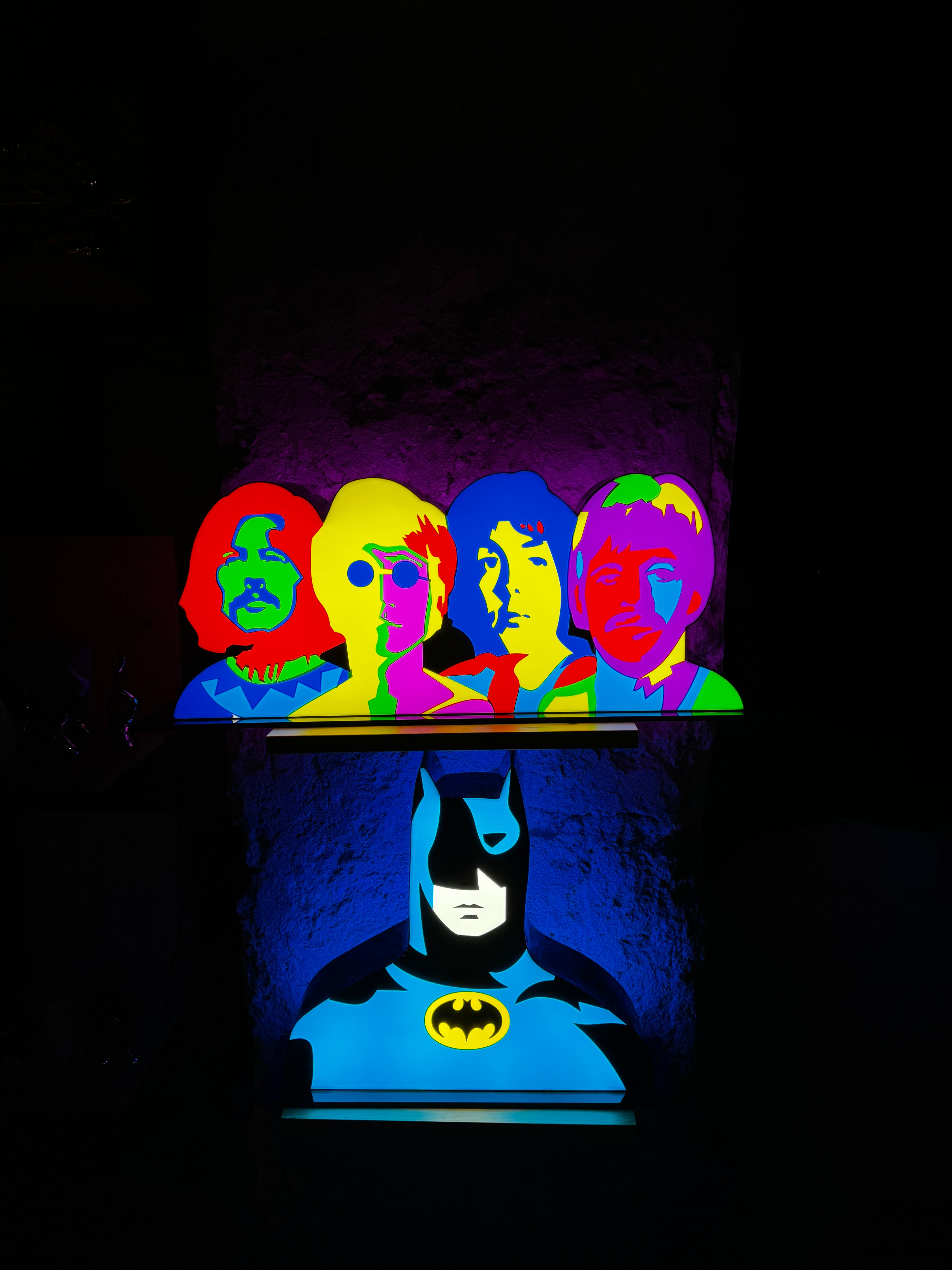 Lampade Batman e Beatles