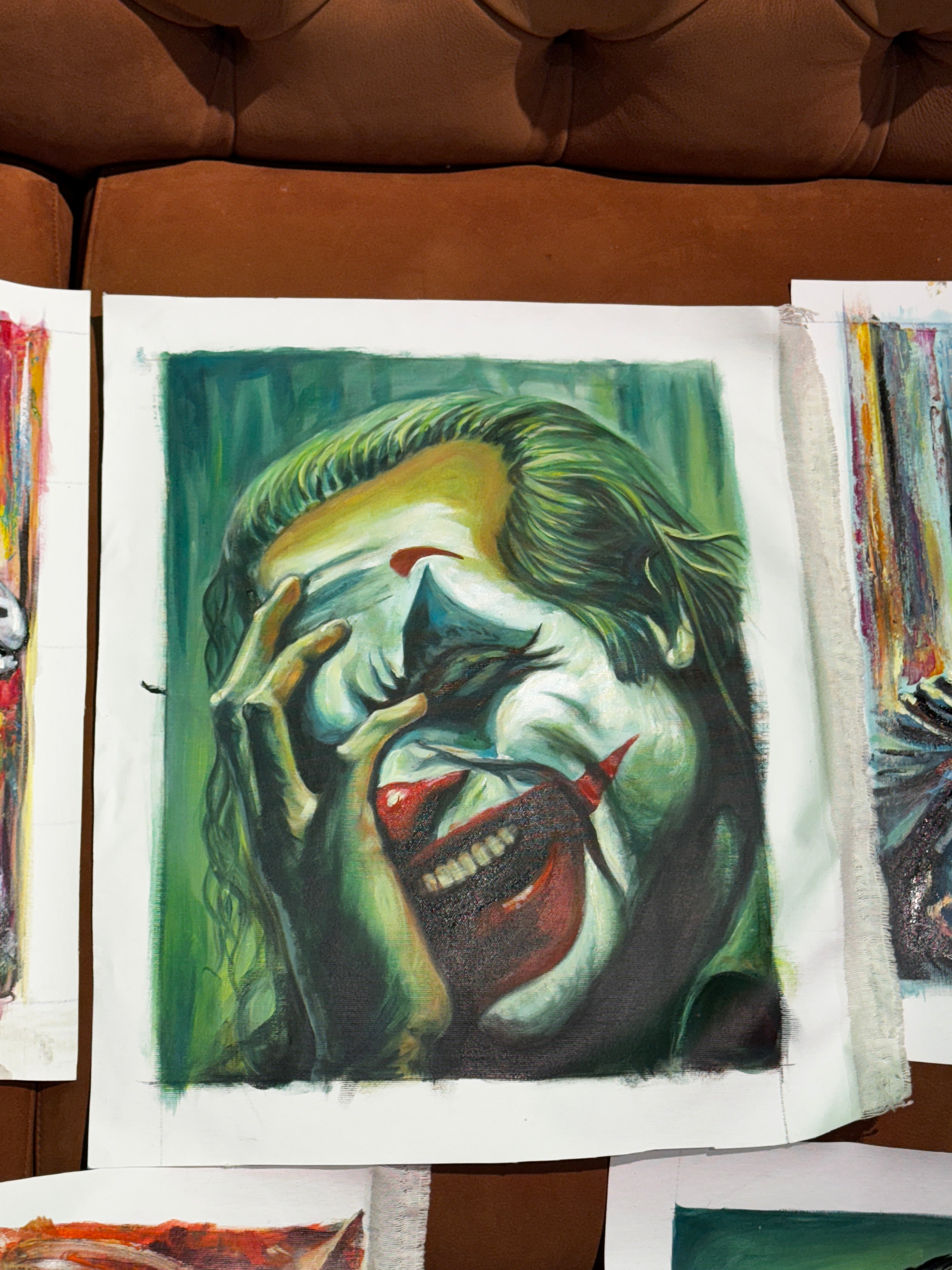 Joker - Francis Plata (Opera Unica, Olio su tela, Fatto a Mano, Quadro, Dipinto) 2025